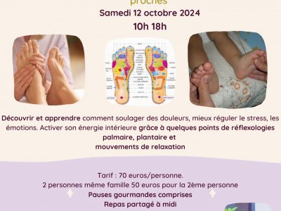 atelier reflexologie pour prendre soin de soi